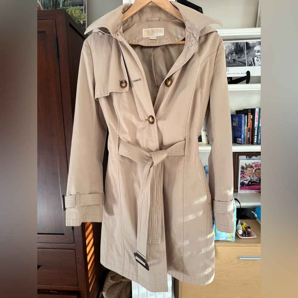 Michael Kors Tan Trench Coat